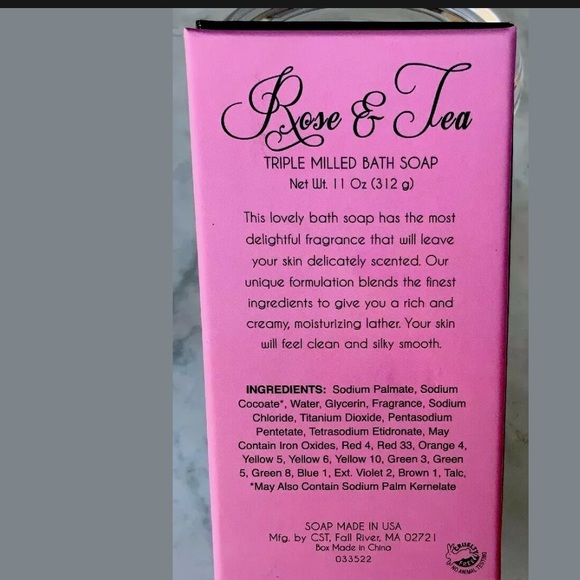 CST COMMONWEALTH ROSE & TEA BATH SOAP SCENTED NEW 12 oz - Picture 4 of 4
